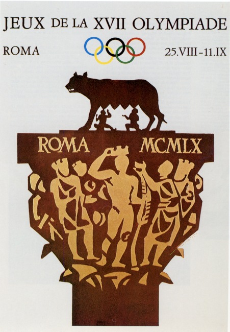 1960 olympic games poster